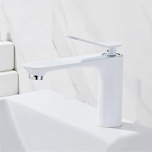 Robinet de salle de bain vanité gris mitigeur poignée unique lavabo G1/2