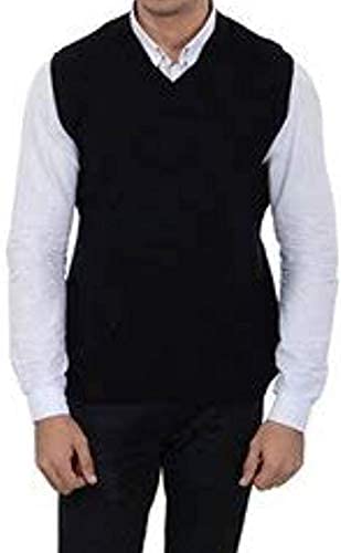 jubination Sweater Man & Boys Black-Grey Colour Reversible Sleeveless 2 in 1 Sweater for Boys/Men Pack of One-picture-38