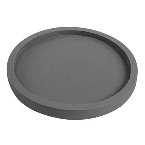 POPETPOP 北欧風プラスチック植木鉢受け皿 丸型耐久性ドリップトレイ 鉢植え用防水トレー や室内園芸に 軽量で割れにくい植物水受け皿