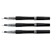 Sparkle Water-Based Fine Micro-Pigment Markers - Pack of 3 - Includes Flexible Brush Nib - by Spectrum Noir (Clear Overlay)