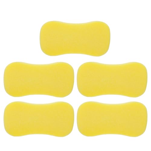 BAZEITFLOW Esponjas Multiusos para Lavado de Autos y Hogar Alta Densidad Tamaño 22X11X5 CM Color Amarillo Paquete de 5 Unidades Esponjas Absorbentes para Limpieza de Parabrisas Cocina