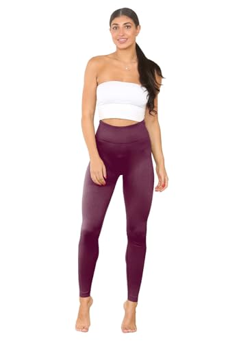 Pantalon de yoga extensible janisramone et leggings épais côtelés