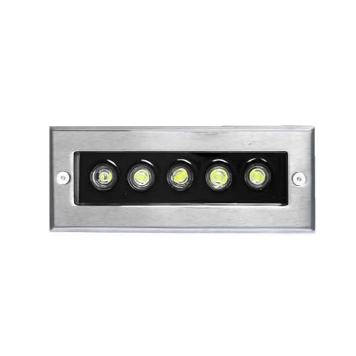 Focos de suelo LED para exterior que iluminan escaleras y caminos de jardín con IP66