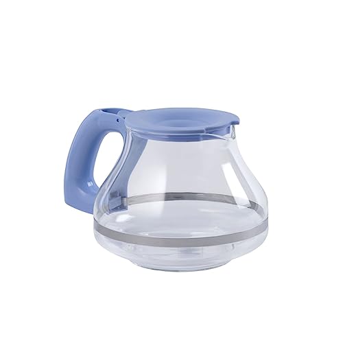 Fackelmann Verseuse cafetière Philips : 502, Verre, Lilas, 16 x 16,3 x 12,7 cm Transparent
