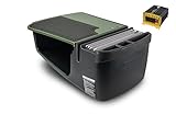 AutoExec Efficiency GripMaster Car Desk for Your Vehicle Workstation and Mobile Office, Army Green with 400 watt Power Inverter