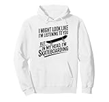 Skateboard Skateboarder Men Boys Women Skater Skateboarding Pullover Hoodie