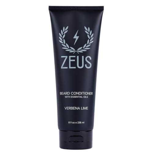 Image of ZEUS Beard Conditioner for Men, Softening Formula (8 oz) Verbena Lime