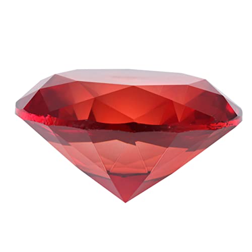BESPORTBLE Artificial Diamond Ornament Large Red Crystals Wedding Decor Home Decor Bridal Shower Accessory