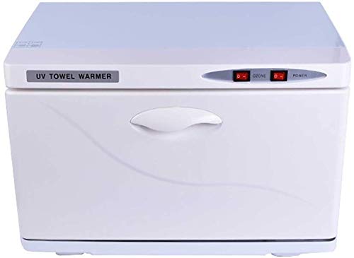 Scaldasalviette scaldasalviette 2 IN 1 da 16 litri, armadietto sterilizzatore per asciugamani con ozono, con sterilizzazione UV integrata per la cura della pelle del viso, attrezzatura per disinfezi