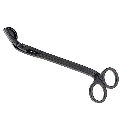 ANGGREK Process of Plating Candle Trimmer Set, Candle Wick Trimmer, Convenient 17.5 * 5.8cm / 6.9 * 2.3in Candle for Home (Black Notebook)