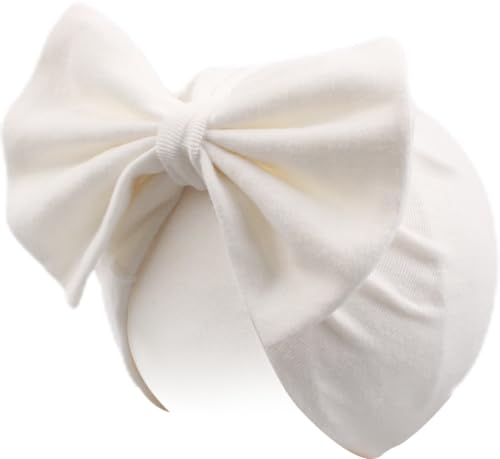 PESAAT Baby Girl Turban Newborn Hats Spring Cotton Newborn Beanies for Girls 0-6 Months