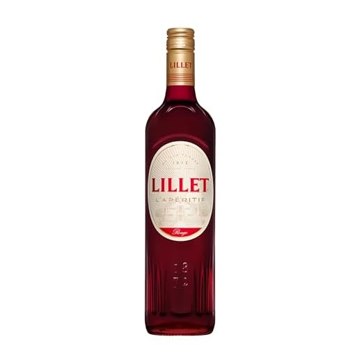 Lillet Rouge französischer Aperitif – Weinaperitif mit frischer Orange, Waldfrüchten und Vanille – Alkoholisches Getränk mit edler rubinroter Farbe aus Merlot-Trauben – 1 x 0,75 L