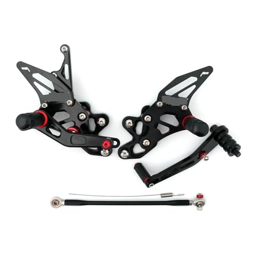 Repose-pieds arrière Suzuki GSXR 600/750 2011-2019 noir