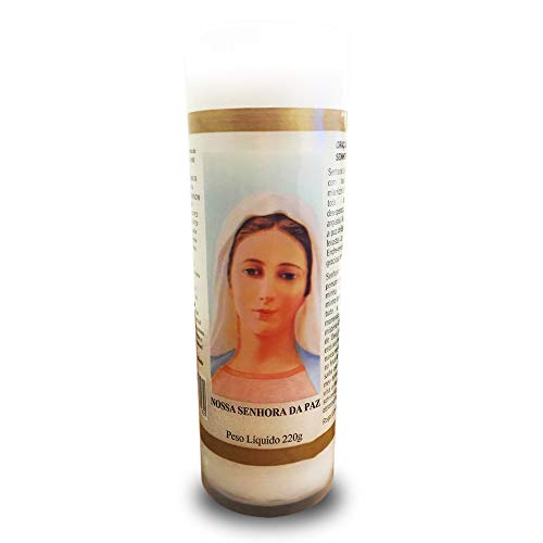 VELA VOTIVA PVC NOSSA SENHORA DA PAZ