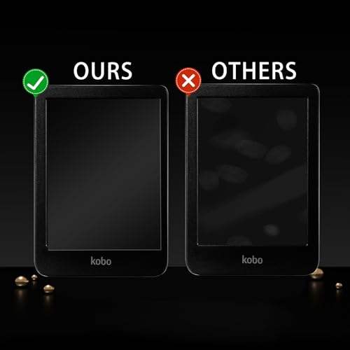 LaoShuSheng Anti-Glare Matte Screen Protector for 6'' Kobo Clara Colour/Clara BW/Clara 2E (2-Pack) Anti Fingerprint Anti Burst Nano Matte Skin PET Soft Film (Matte)