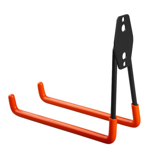 Maclean MC-444 Gancho de Garaje, Soporte de Pared para Neumáticos, Escalera, Bicicleta | Colgador de Herramientas para Organización, Doble de Almacenamiento (1, Carga máx.: 25 kg) - imagen 7