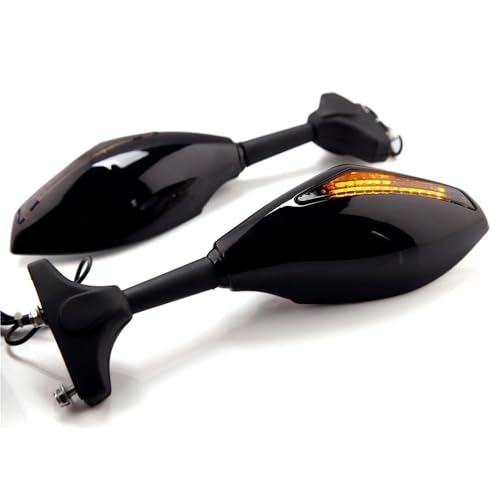 Espejos retrovisores para moto Triumph Daytona 675 con intermitentes integrados par 5
