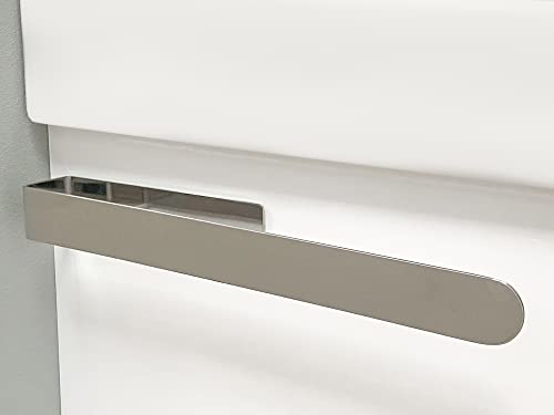 Aqua Bagno | Toallero sin taladrar, soporte autoadhesivo para toallas de baño, montaje sencillo | cromado Cover