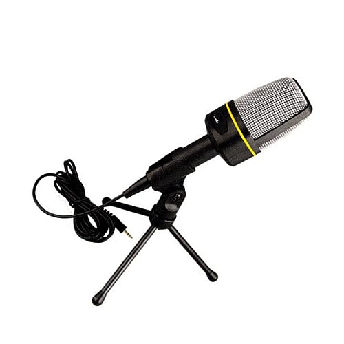 INOOMP Vintage Desktop Mikrofon mit Stativ