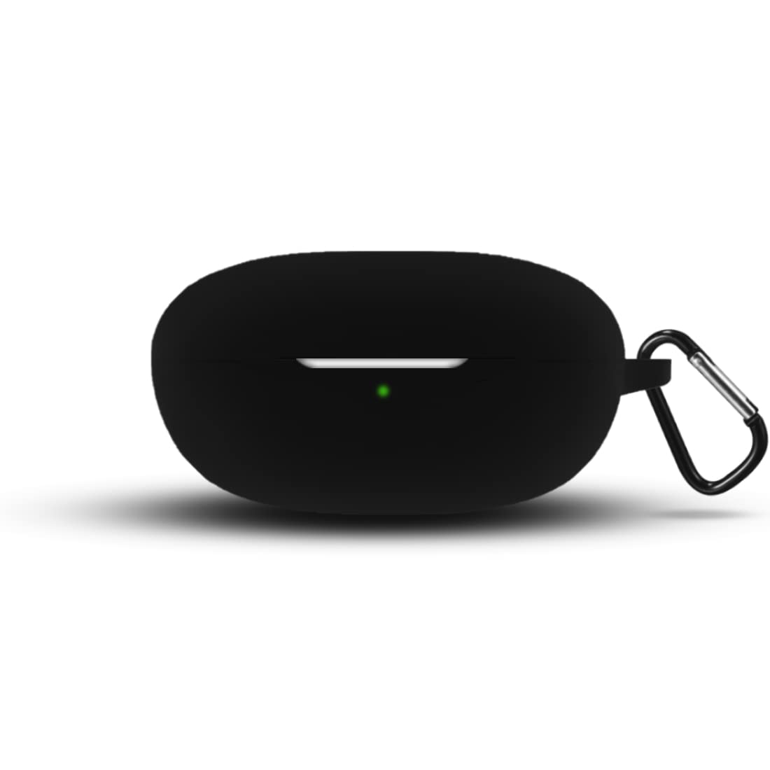 INEIX Case Cover for Realme Buds Q Shock Proof Protective Silicone Wireless  Earbuds Case/Pouch with Hook for Realme Q Earbuds Black