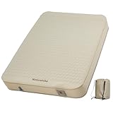 Naturehike 3.94’’ Thick Self Inflating Sleeping Pad with Built in Electric Pump, Double Foam Camping Mattress 2 Person, Camping Sleeping Pad for Tent, Car, Truck (Double)