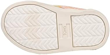 TOMS Kids Girls Cordones Cupsole Tie Dye Double Strap Slip On Sneakers Shoes Casual - Pink - Size 4 M | Image 4