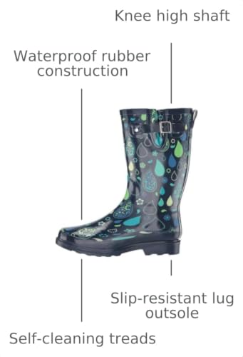 Image of Western Chief Women's Tall Waterproof Rain Boot Outdoor Garden Shoes