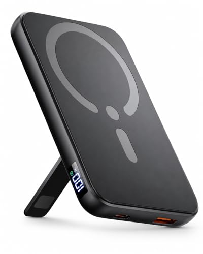 CHUSII Wireless Portable Charger Magnetic, 12000mAh Slim Power Bank USB-C in/Out Port Fast Charging,...