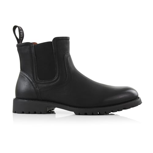 Image of Polar Fox Men's Classic High-Top Chelsea Boot | Stylish Slip-On Ankle Boot for Dress, Casual & Formal Wear