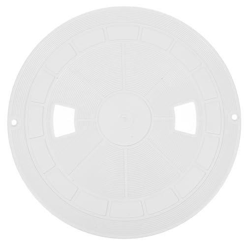 HOMSFOU Tapa del Skimmer para Piscina Subterránea, Cubierta Redonda de Repuesto Abs Resistente, Compatible Modelos Sp10711 Sp10712s, Accesorio Esencial para Mantenimiento Seguro