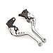 Leviers d'embrayage Frein CNC Levier d'embrayage De Frein Réglable De Moto en Aluminium 3D pour Yamaha Tzr 50 TZR50 (5WXL) Europe 2003-2012 POIGNÉES LEVIERS (Couleur : F1)