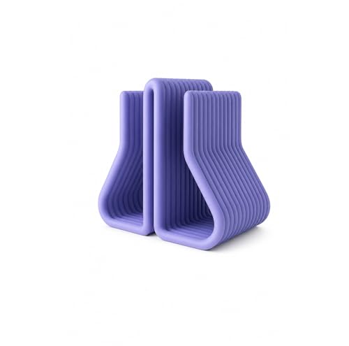 Image of Yellow Lab | Vertical Laptop Stand | Dual Slots | Compatible with All laptops | Space-Saving Design | Scratch-Resistant | Purple | (Soft Purple | Lavender | Lilac)