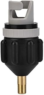 Vobor Inflatable Boat SUP Pump Adaptor Standard Conventional Black Air Valve Adapter Attachment Air Pump Converter for Inflatable Rowing Boat Stand Up Kayak Paddle Board