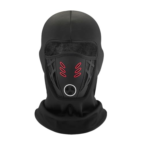 Winter Rider Warm Anti-Haze Balaclava, Ski Mask for Men Breathable Windproof Fleece Motorcycle Thermal Full Face Mask (A)