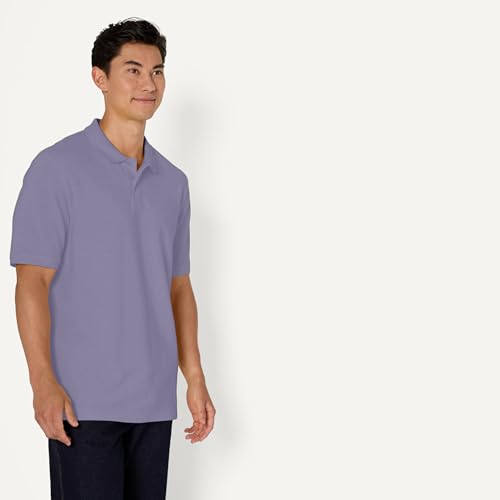 Image of Amazon Essentials Men's Regular-Fit Short Sleeve Cotton Pique Polo Shirt (Available in Big & Tall)