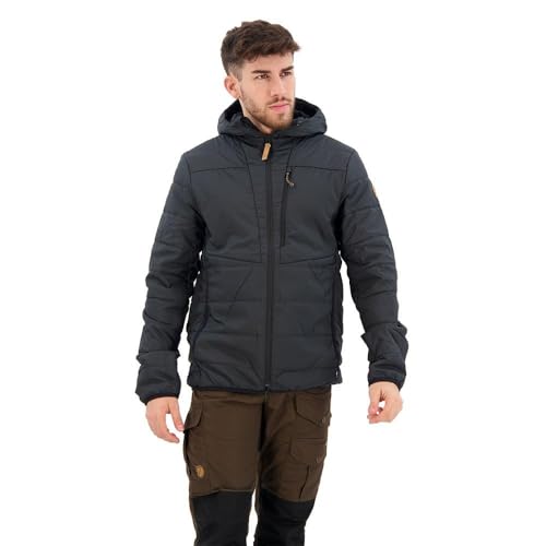 Image of Fjallraven Keb Padded Hoodie Men's Jacket - Lightweight Insulated Durable Midlayer for Hiking Trekking Outdoor