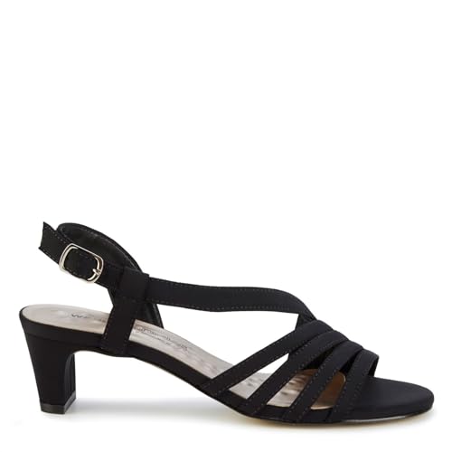 ROS Hommerson Lettie Womens Evening Pump Black Micro - 9.5 X-Wide2