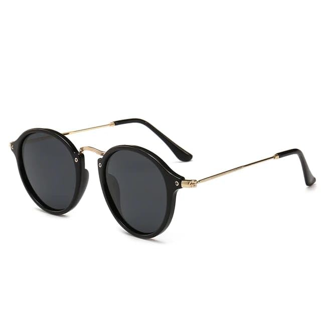 Eymen I Retro Round Sunglasses for Women Men UV400 Vintage Classic Small Circle Style