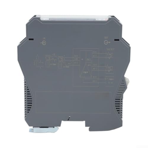 Placa de aislamiento de voltaje industrial de 4 20 mA a 0 10 V, convertidor de señal, riel DIN, módulo de interfaz PLC (A)