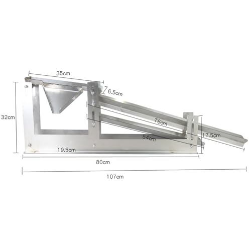 Máquina separadora de yema de huevo, canal ajustable para una separación eficiente, maneja 30 kg/hora con bandeja deflectora, perfecta para panaderías y cocina casera