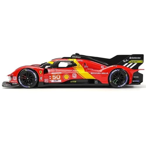 Modelo de coche Ferrari 499P 1:18 de aleación y lujo miniatura 2