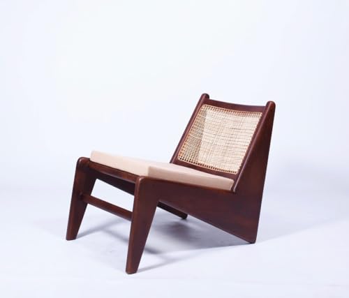 Image of Solid Wooden Lounge Chair - Kangaroo Chair for Living Room, Bedroom, Hotel & Home
