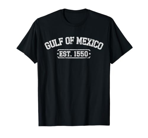 Gulf of Mexico Shirt Retro Vintage Beach Golf von Mexico T-Shirt