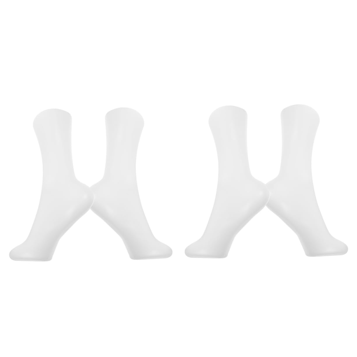 SOLUSTRE Sock Foot Mannequin Display Sock Model Display Holder 4pcs Leg Model for Shoes