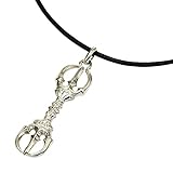 [日本黎明社] 埒孝美作「三鈷杵（さんこしょ） ペンダント」 純銀製 祈祷済 伝説の密教法具・飛行三鈷杵の写し 弘法大師空海を高野山に導いた金剛杵 密教呪術のツール