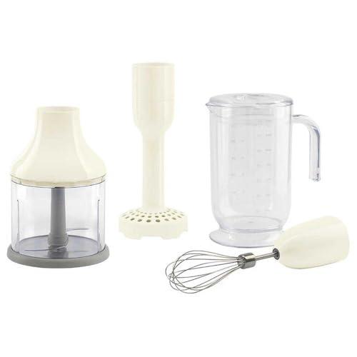 SMEG Kit de 4 accessoires Crème pour mixeur plongeant ANNÉES 50 HBAC11CR - vue 2