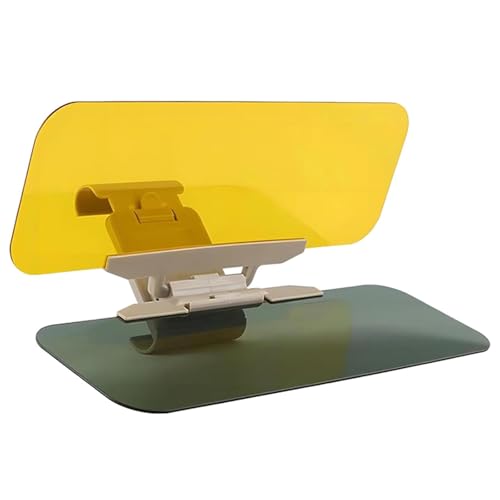 Sun Visor Extension for Car 2-in-1 Anti Glare Car Sun Visor with Day and Night Lenses Adjustable Sun Visor Extender for Safe Driving Universal Car Accessories for Most Models