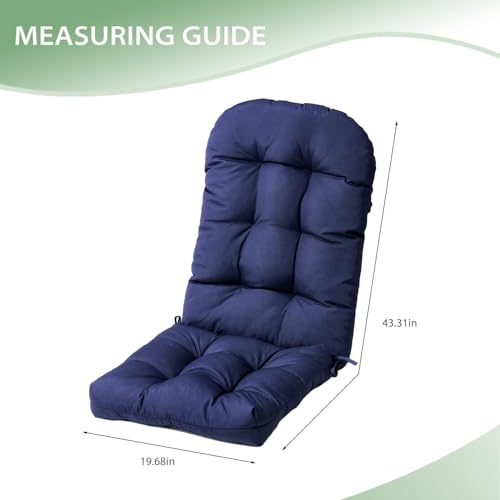Coussin chaise Adirondack imperméable et capitonné avec attaches de rechange - 3