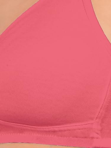 Image of DAISY DEE Women's Girls Cotton Non-Padded Wirefree Seamless Full Coverage Comfortfit Everyday Use T-Shirt Bra - NDSZN