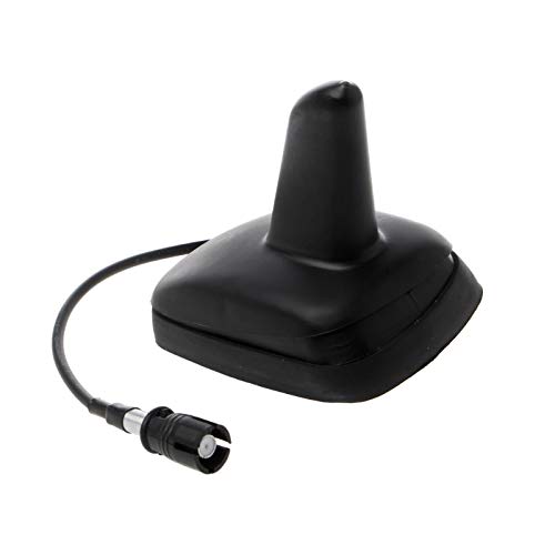 Antena corta tipo aleta de tiburón con soporte de techo para radio coche 2